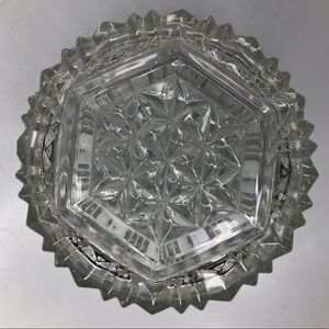 Vintage Glass Trinket Box